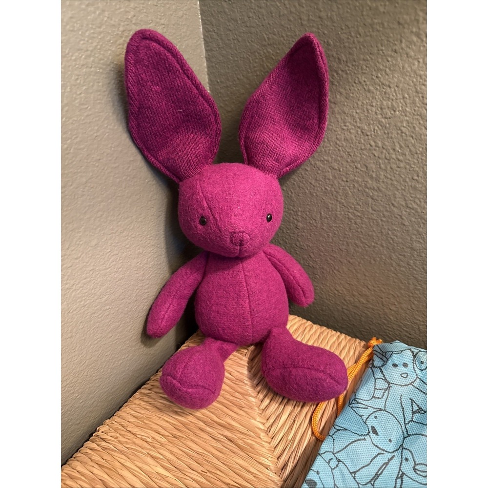 Jellycat Purple Vivi Bunny Plush - Rare & Retired Collection with Jellycat bag - Picture 2 of 13